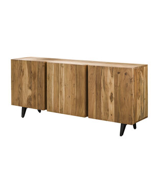 Acacian Block - Dressoir - massief acacia - 3 deuren - 1 schap