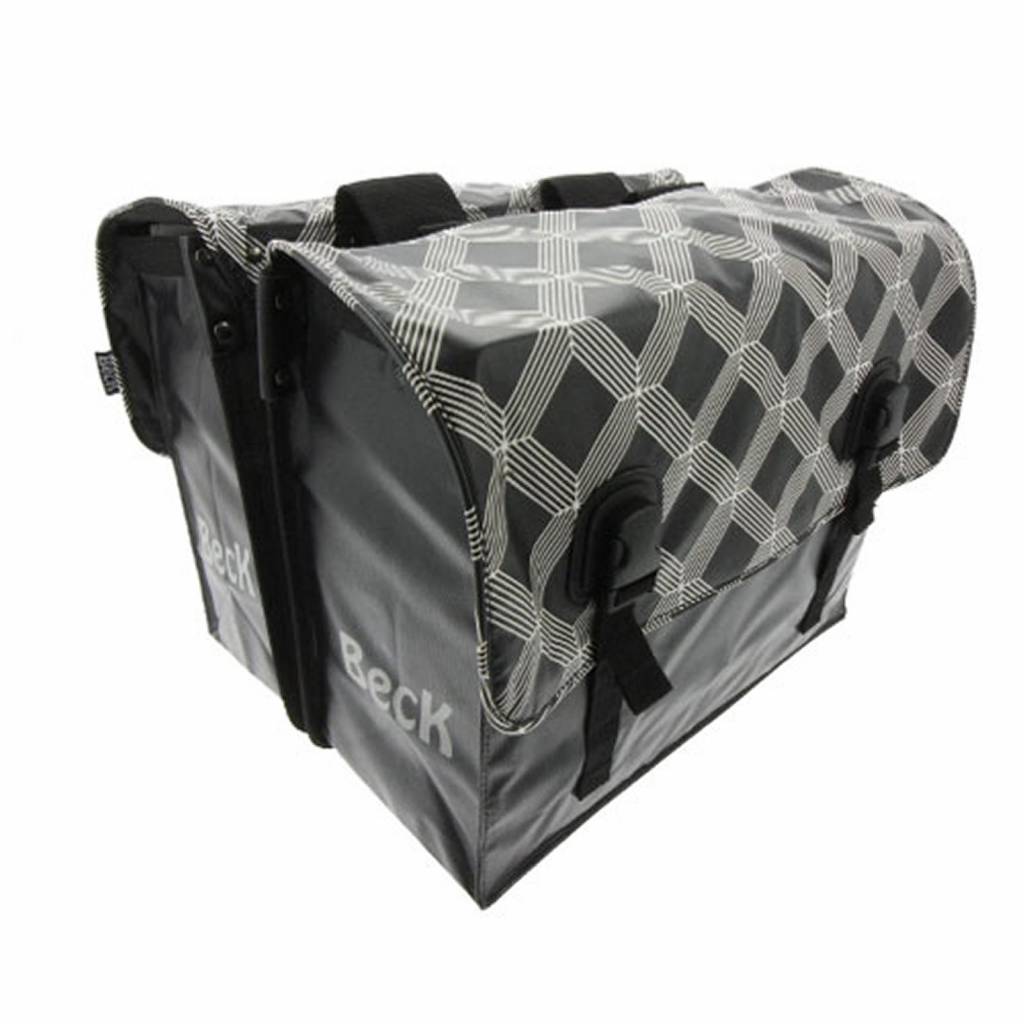 Dubbele Fietstas Classic Black Diamonds