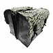 Beck Dubbele Fietstas Classic Decoration Black/White Beck Dubbele Fietstas Classic Decoration Black/White