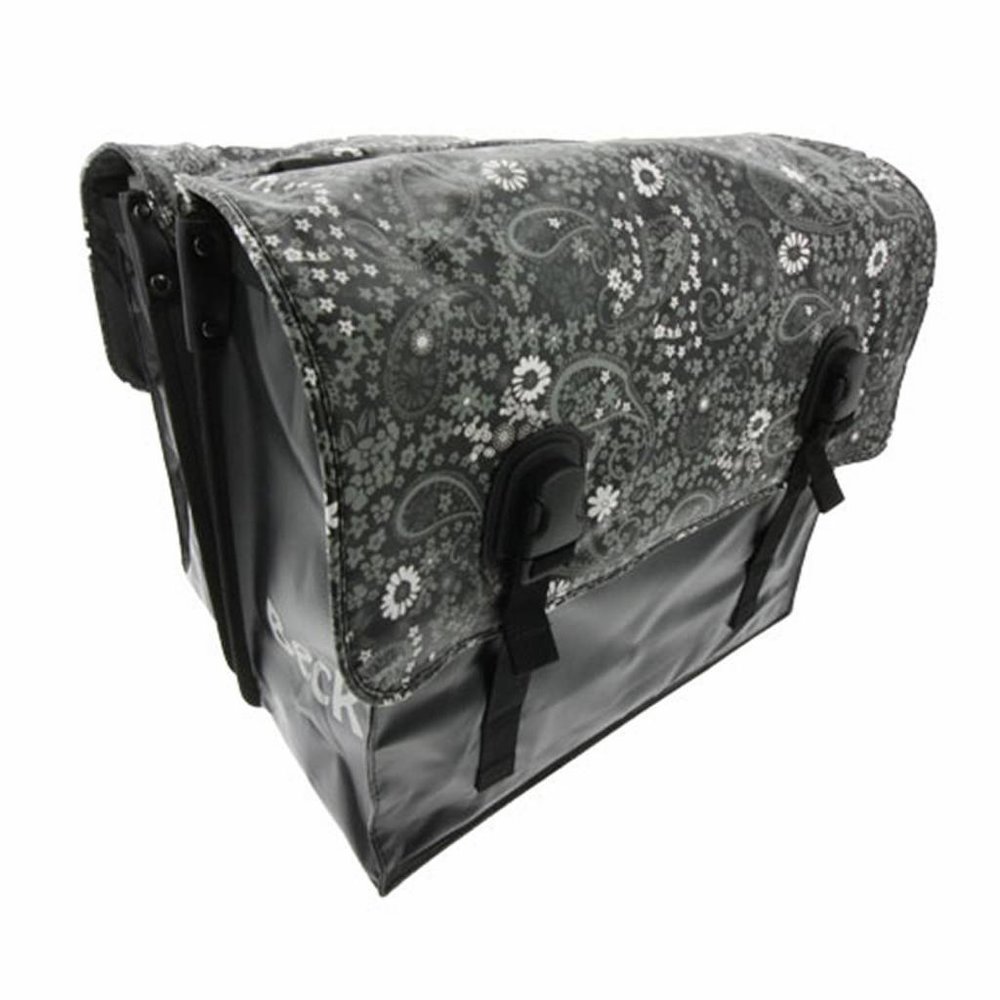 Beck Dubbele Fietstas Classic Blackish Pattern