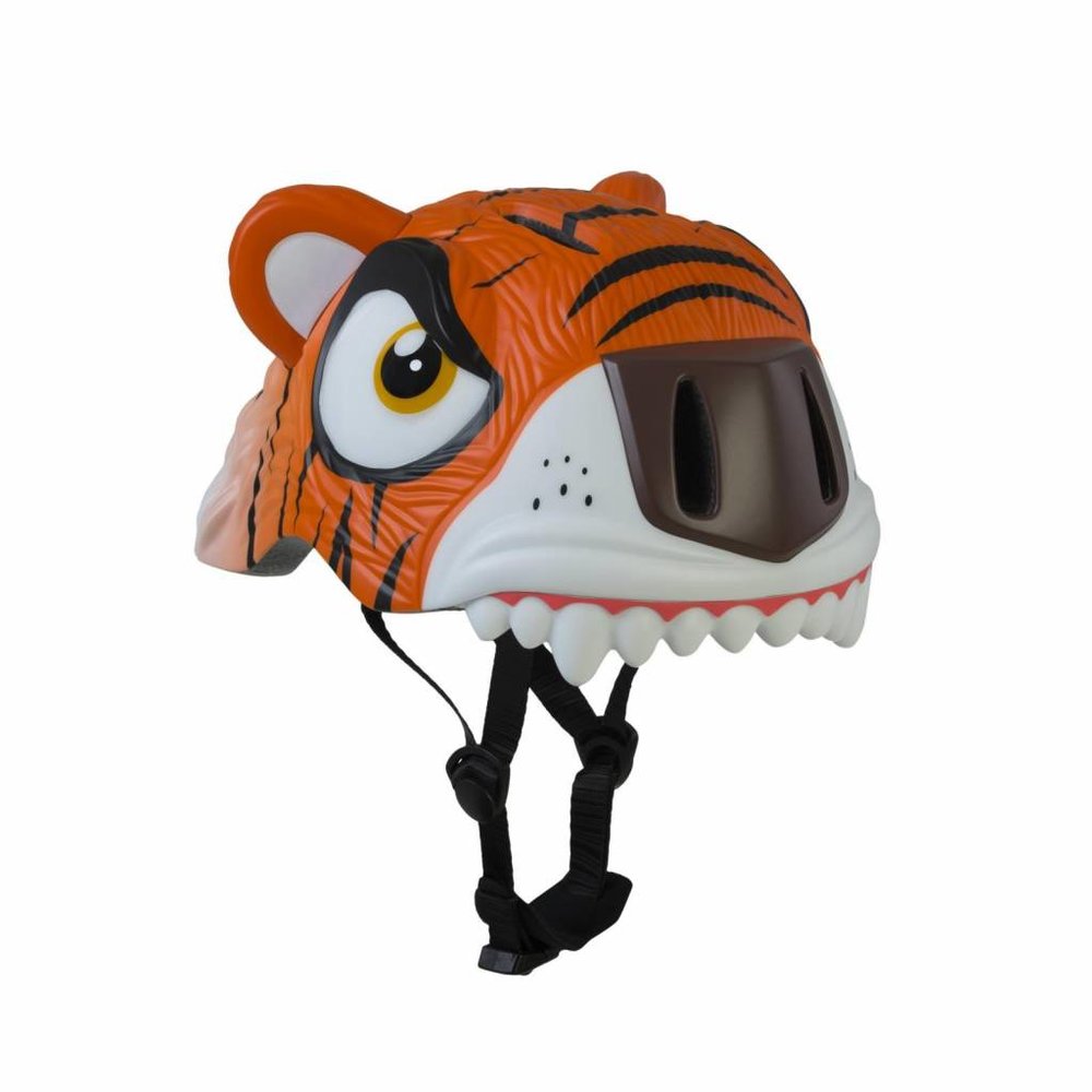 Crazy Safety Kinderhelm / Fietshelm Oranje Tijger / Orange Tiger Small 49-55 cm Crazy Safety Kinderhelm / Fietshelm Oranje Tijger / Orange Tiger Small 49-55 cm