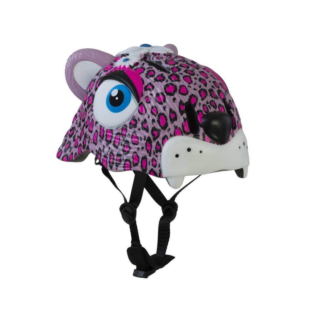Kinderhelm / Fietshelm Roze Luipaard / Pink Leopard Small 49-55 cm