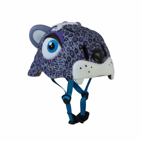 Crazy Safety Kinderhelm / Fietshelm Paarse Luipaard / Purple Leopard Small 49-55 cm Crazy Safety Kinderhelm / Fietshelm Paarse Luipaard / Purple Leopard Small 49-55 cm
