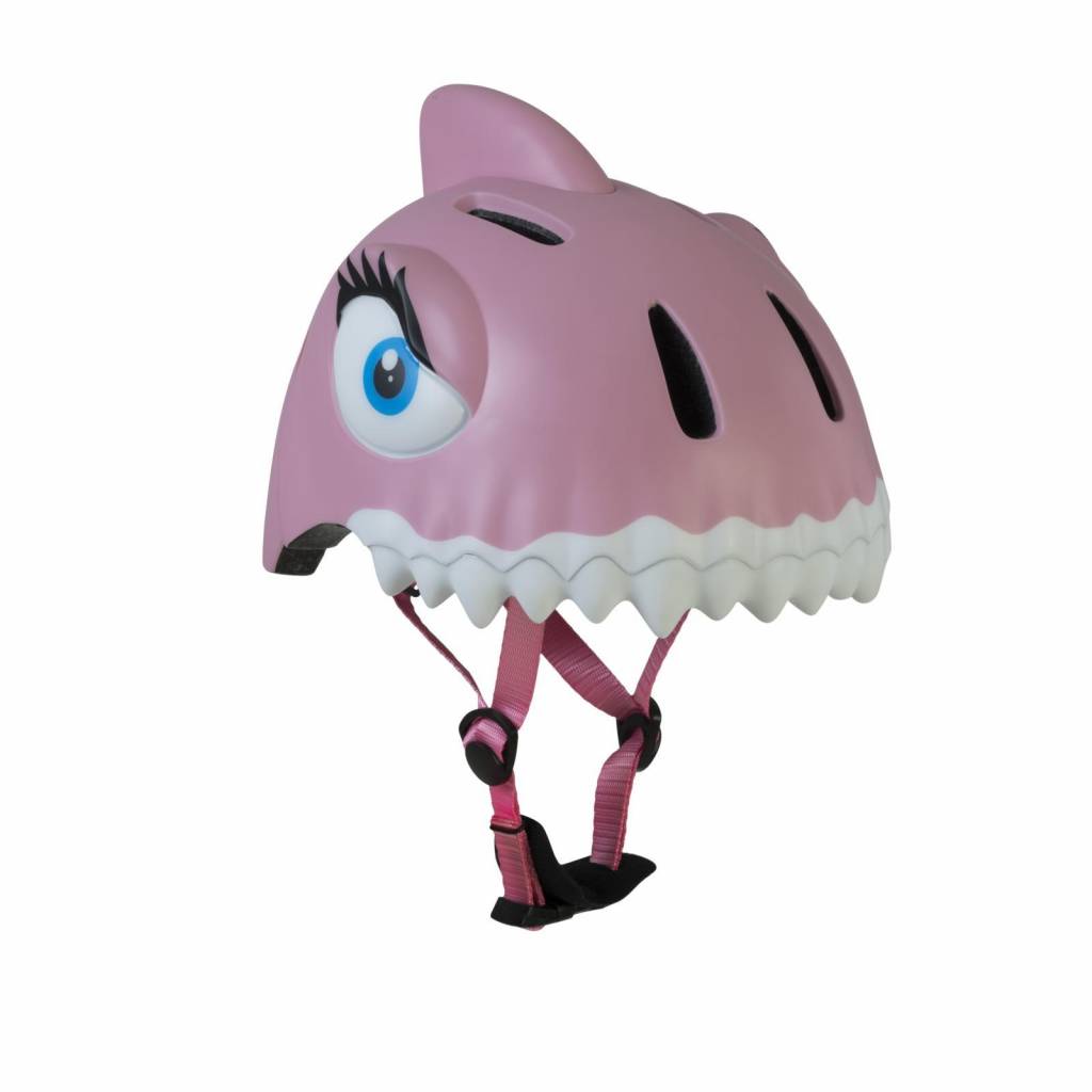 Kinderhelm / Fietshelm Roze Haai / Pink Shark Small 49-55 cm