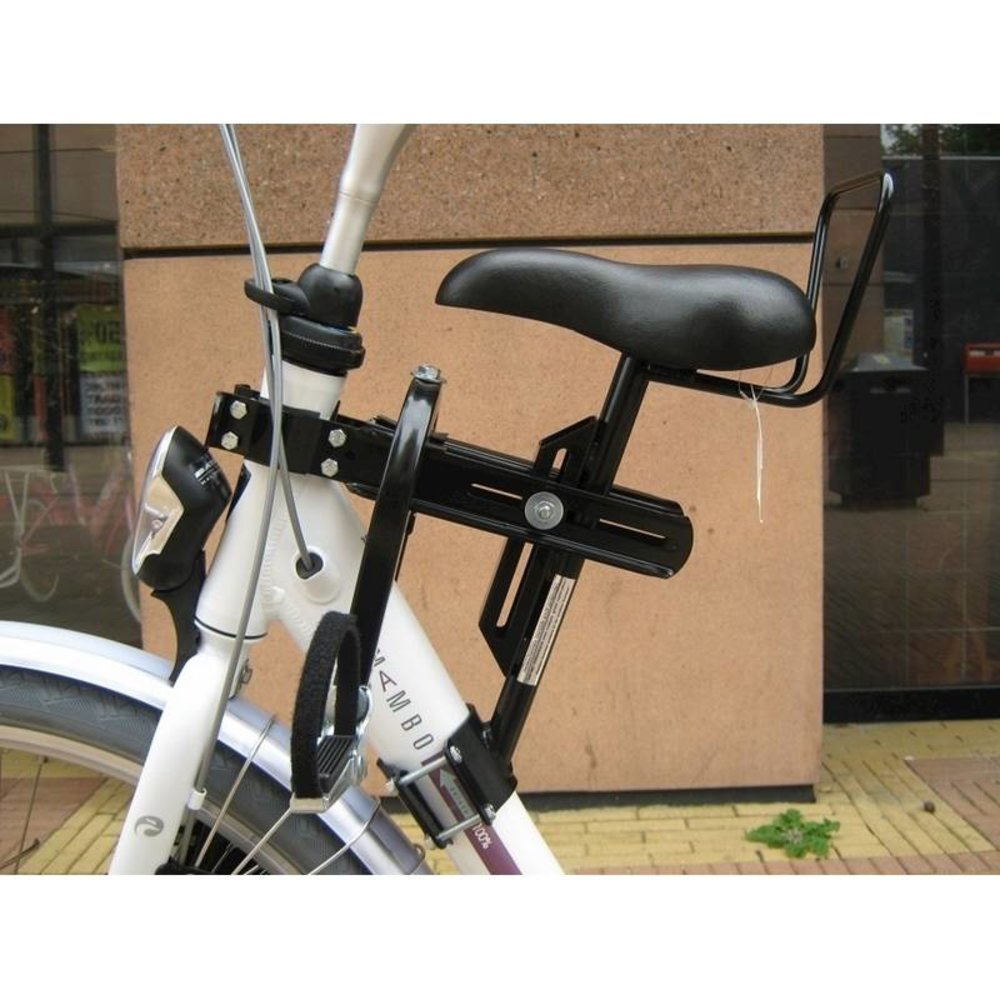 Zadel op Stang Buiszadel voor een Damesfiets met enkele framebuis Zadel op Stang Buiszadel voor een Damesfiets met enkele framebuis