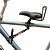 Zadel op Stang voor een Herenfiets met oversized frame (Buiszadel)