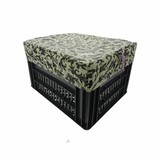 Hooodie Fietskrat Hoes Medium Decoration Black/White Hooodie Fietskrat Hoes Medium Decoration Black/White