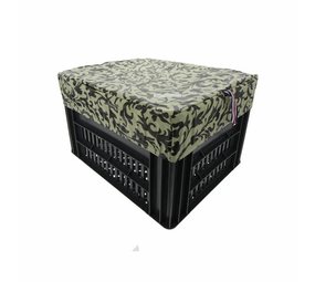 Hooodie Fietskrat Hoes Medium Decoration Black/White Hooodie Fietskrat Hoes Medium Decoration Black/White