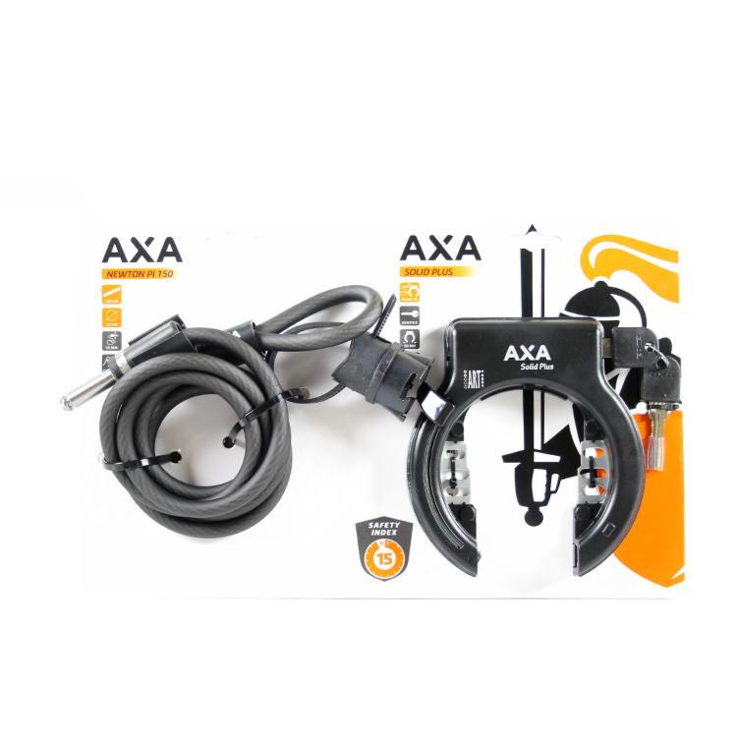 Wacht even Interpunctie plaats Axa slot set Solid + Plug-in PI150 - Fiets-stoeltje.nl