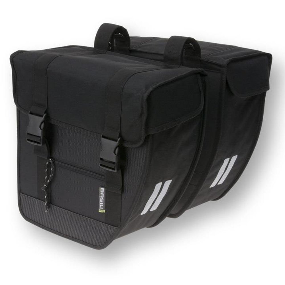 Basil dubbele fietstas Tour zwart Basil dubbele fietstas Tour zwart