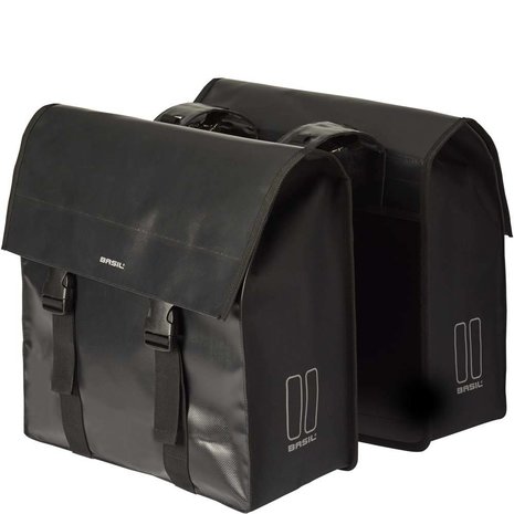 Basil dubbele fietstas Urban load zw