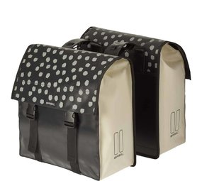 Basil dubbele fietstas Urban load zw/wt Basil dubbele fietstas Urban load zw/wt