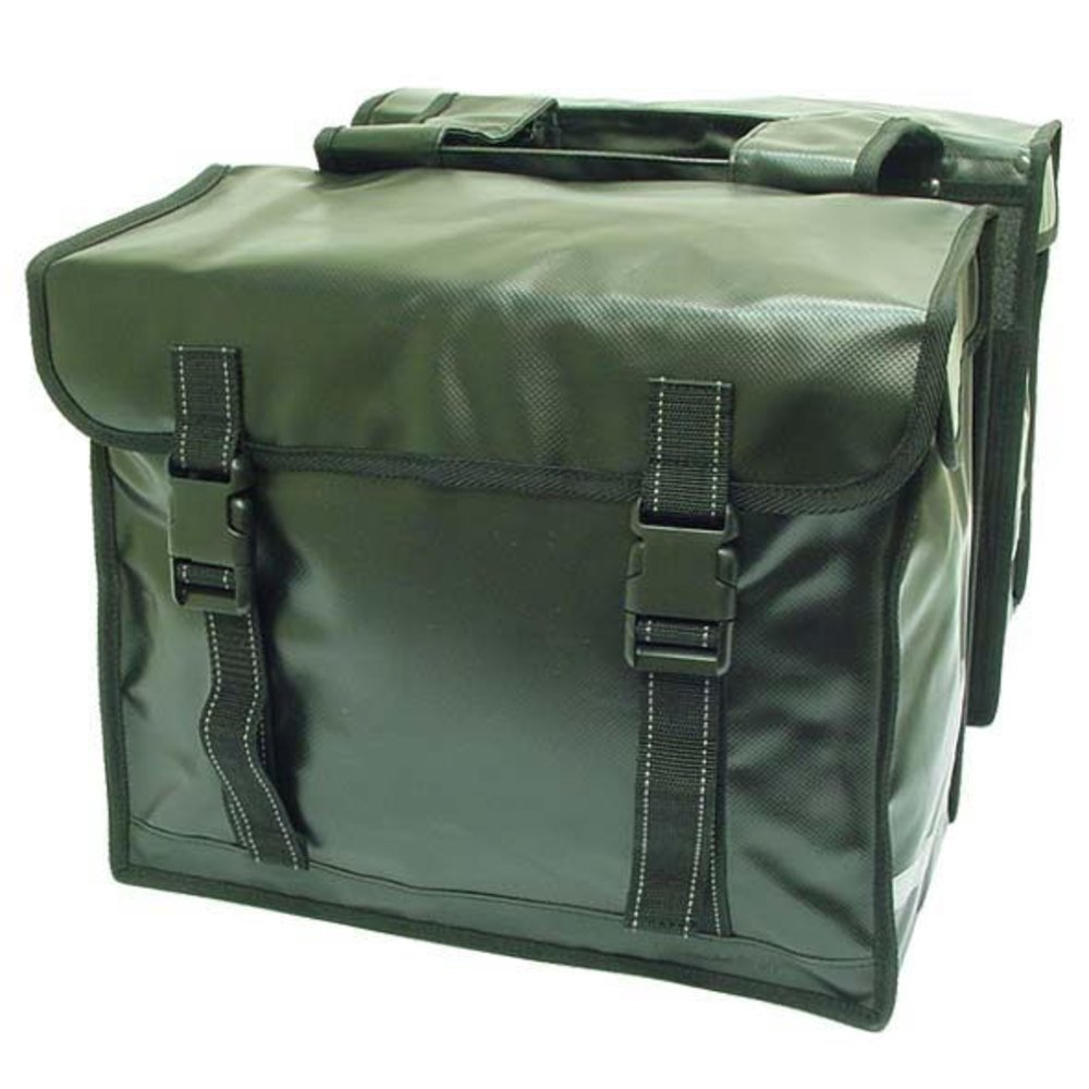 New Looxs dubbele fietstas bisonyl zwart