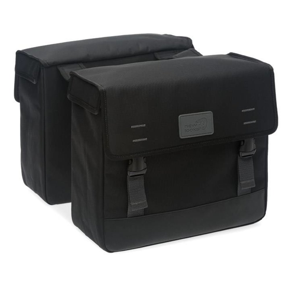 New Looxs dubbele fietstas Origin Black New Looxs dubbele fietstas Origin Black