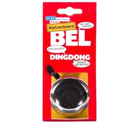 Niet verkeerd bel Ding Dong 60mm chr