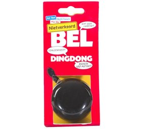 Niet verkeerd bel Ding Dong 60mm zw