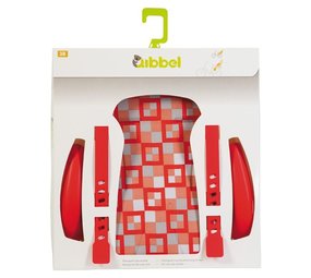 Qibbel stylingset luxe checked red achterzitje Qibbel stylingset luxe checked red achterzitje