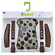Qibbel stylingset luxe dots bruin past op een Qibbel voorzitje Qibbel stylingset luxe dots bruin past op een Qibbel voorzitje