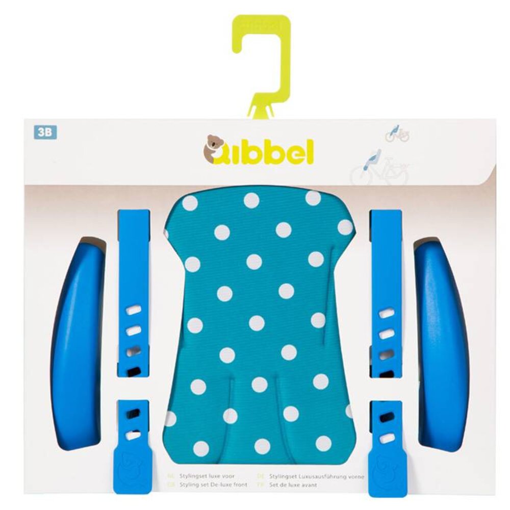 Qibbel stylingset v Polka Dot blue Qibbel stylingset v Polka Dot blue