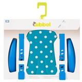 Qibbel stylingset voorzitje Polka Dot blue