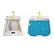 Qibbel windscherm Polka Dot blue Qibbel windscherm Polka Dot blue
