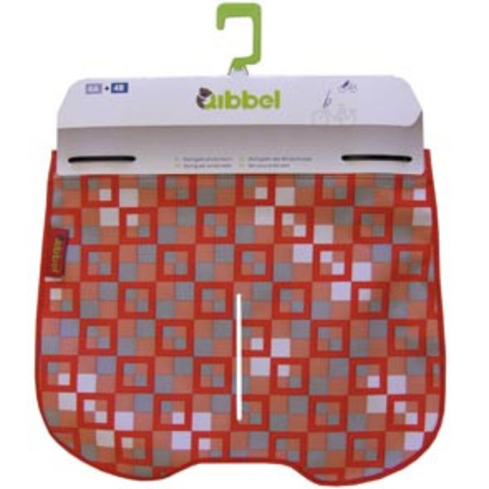 Qibbel windschermflap checked red Qibbel windschermflap checked red