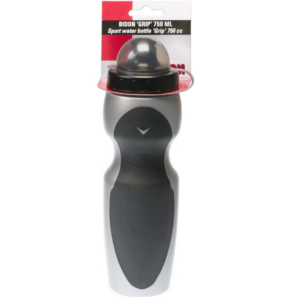 Simson bidon Grip 750ml zw/grs stofkap Simson bidon Grip 750ml zw/grs stofkap