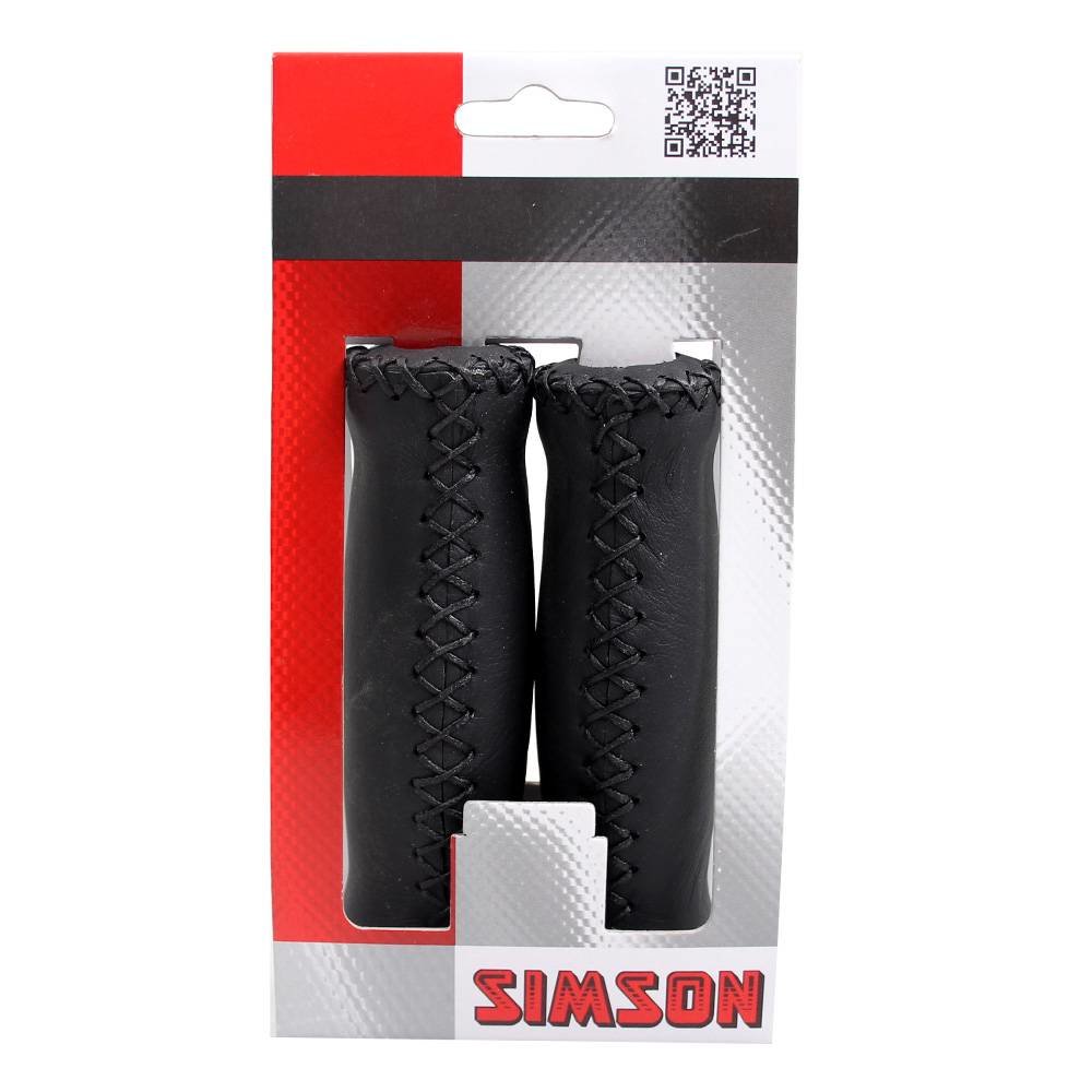 Simson handvatten set leder zw Simson handvatten set leder zw