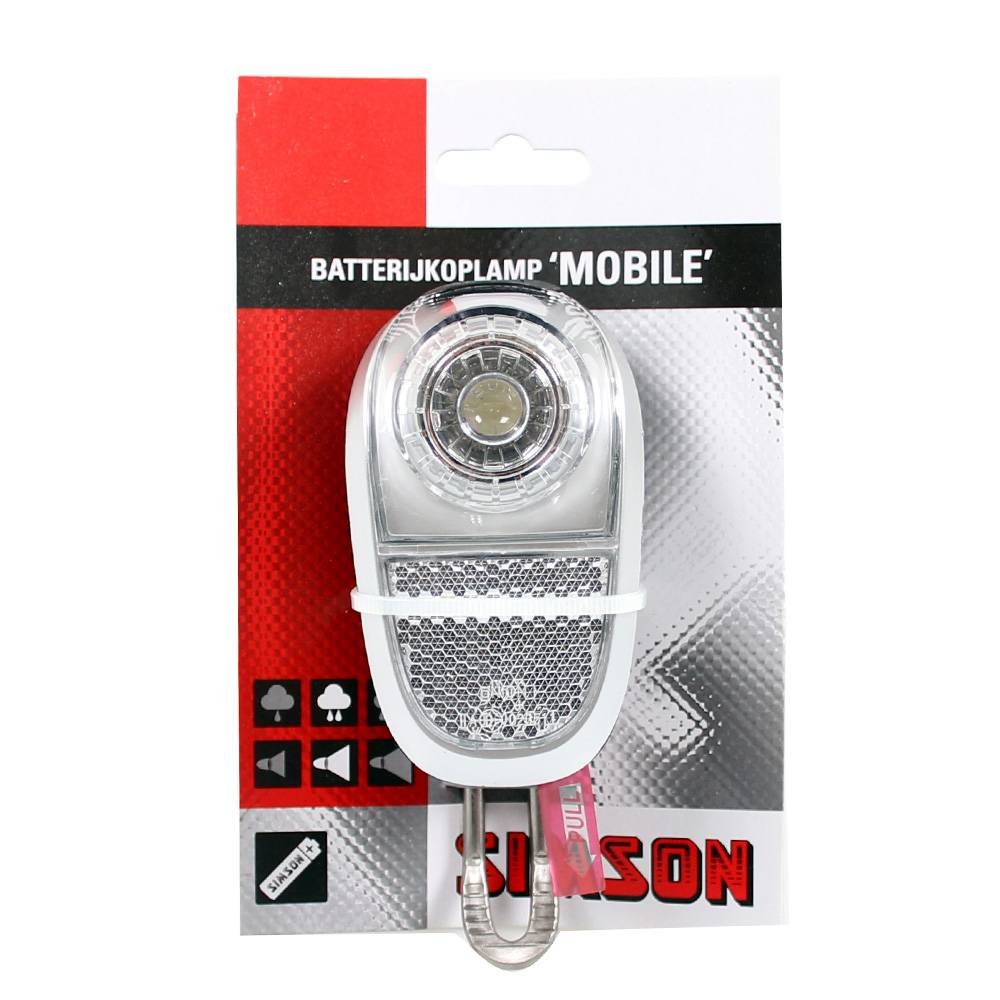 Simson koplamp white led batt Simson koplamp white led batt