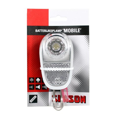 Simson koplamp white led batt Simson koplamp white led batt