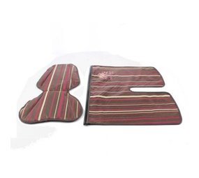 Bobike Liberty Kussenset Mini + Windflap Striped Red Bobike Liberty Kussenset Mini + Windflap Striped Red