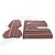 Kussenset Mini + Windschermflap Striped Red