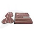 Kussenset Mini + Windflap Striped Red Kussenset Mini + Windflap Striped Red