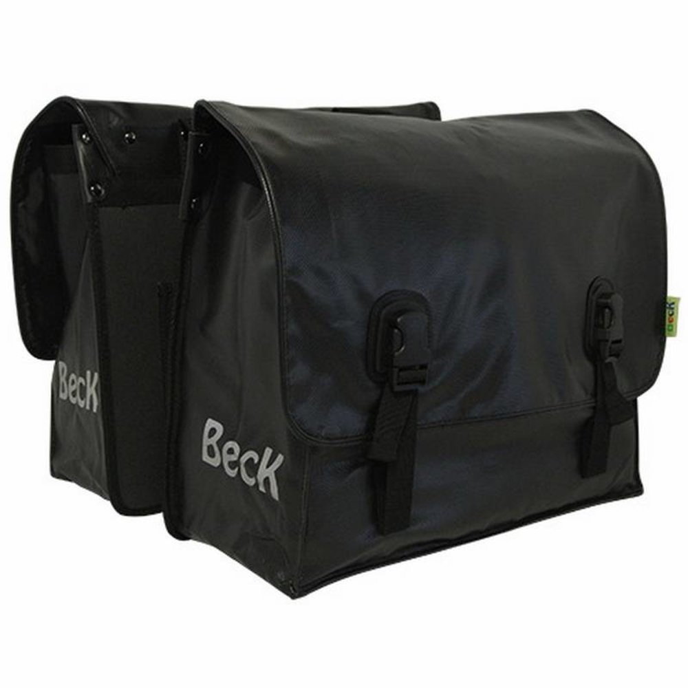 Beck Dubbele Fietstas Classic Zwart Beck Dubbele Fietstas Classic Zwart