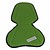 Kussentje/Inlay Mini Olive Solid