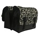 Beck Dubbele Fietstas Classic Decoration Black/White Beck Dubbele Fietstas Classic Decoration Black/White