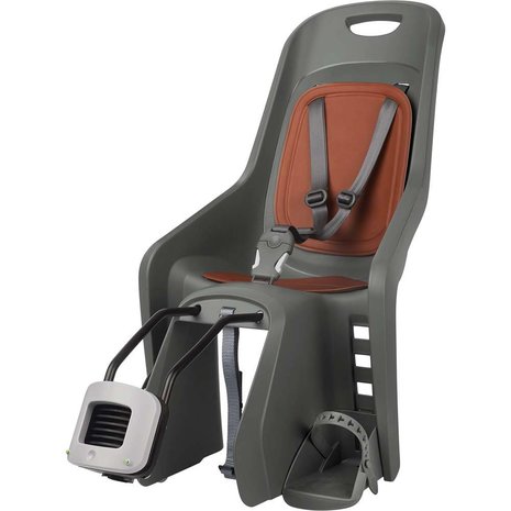 Polisport Maxi Bubbly Plus Frame Bevestiging Grijs/Bruin Achterstoeltje Polisport Maxi Bubbly Plus Frame Bevestiging Grijs/Bruin Achterstoeltje