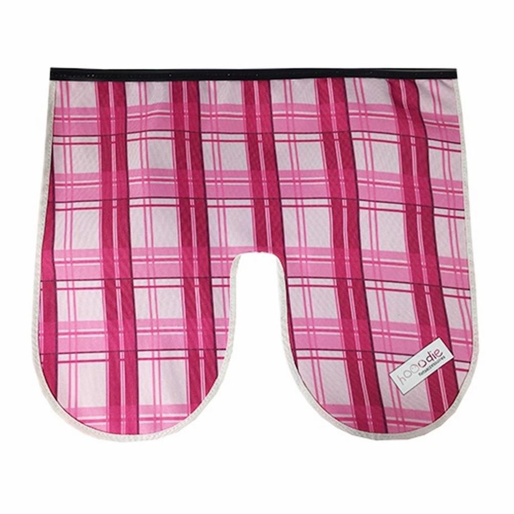 Hooodie Windscherm Flap Pink Plaid Hooodie Windscherm Flap Pink Plaid