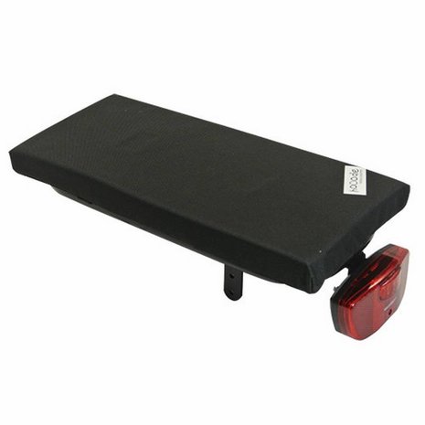 Hooodie Bagagedragerkussen Cushie Solid Black Hooodie Bagagedragerkussen Cushie Solid Black