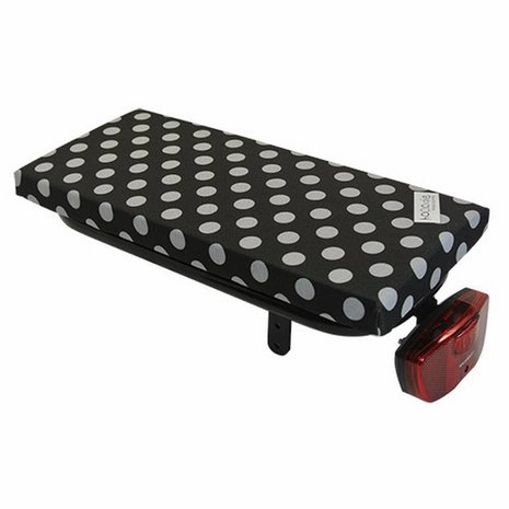 Hooodie Bagagedragerkussen Cushie White Small Dots