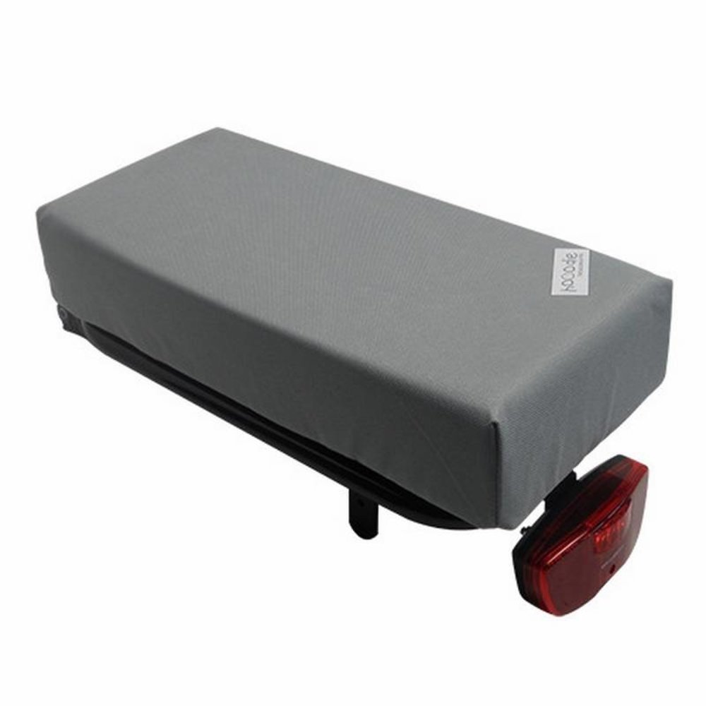 Hooodie Bagagedragerkussen BIG Cushie  Silver Solid Hooodie Bagagedragerkussen BIG Cushie  Silver Solid