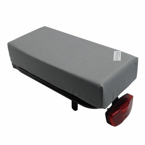 Hooodie Bagagedragerkussen BIG Cushie  Silver Solid Hooodie Bagagedragerkussen BIG Cushie  Silver Solid