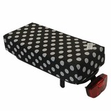 Hooodie Fietskussen BIG White Small Dots