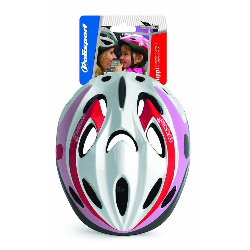 Kinderhelm Guppy Rood/Roze