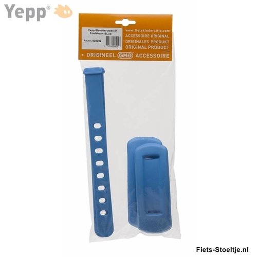 Thule Yepp gordelpads + voetriempjes blauw Thule Yepp gordelpads + voetriempjes blauw