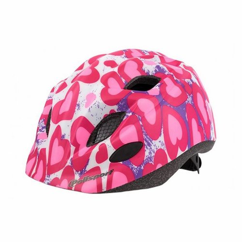 Polisport Kinderhelm Glitter Hearts Junior Premium Polisport Kinderhelm Glitter Hearts Junior Premium