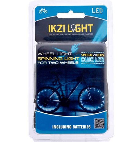 IKZI Wielverlichting 2 x 20 LED's Blauw IKZI Wielverlichting 2 x 20 LED's Blauw