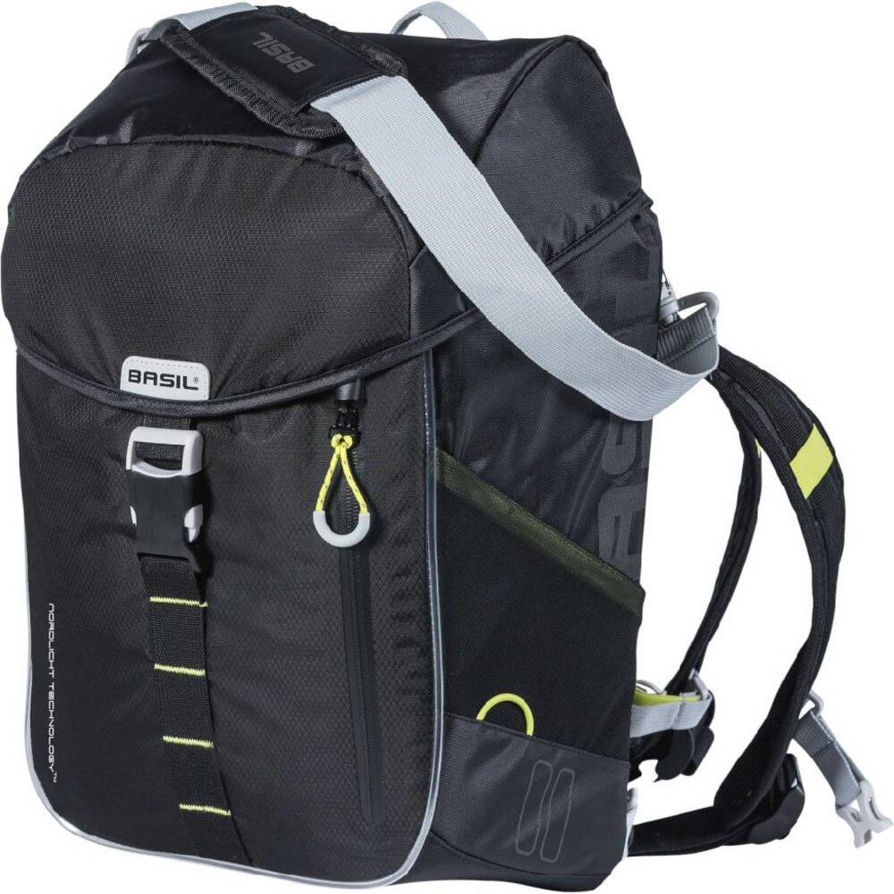 Basil  Fietsrugzak Miles Daypack led zwart