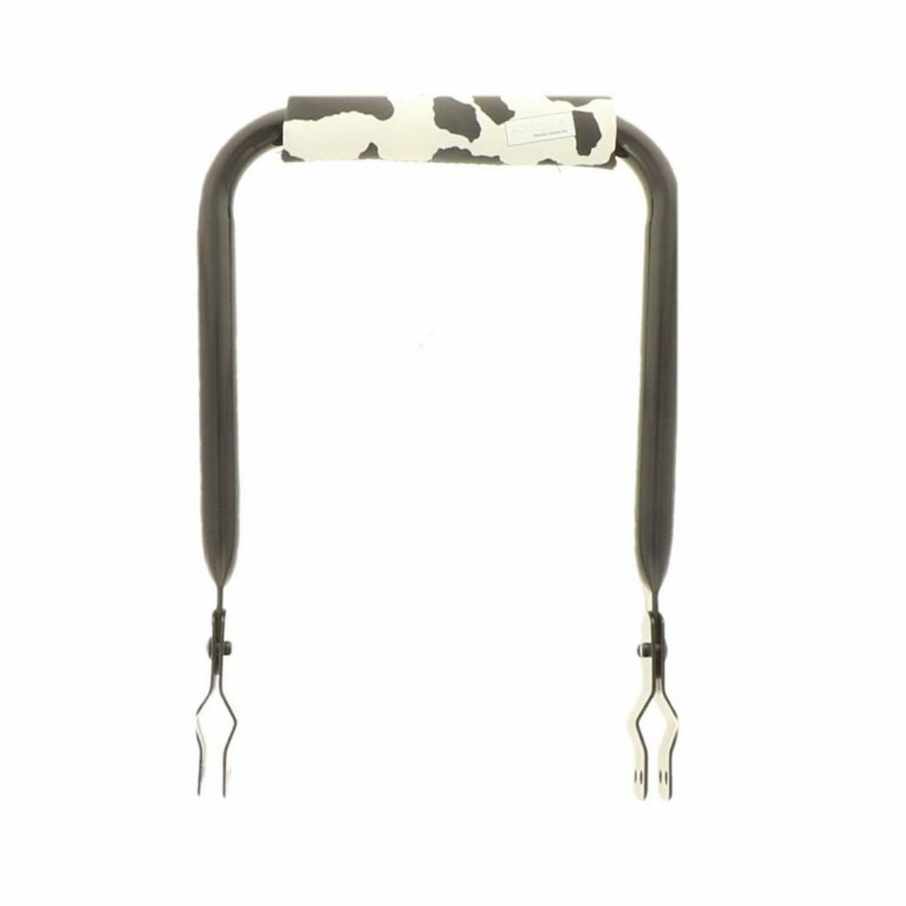 Hooodie Rugsteun Rugleuning zwart met Cow rugkussentje