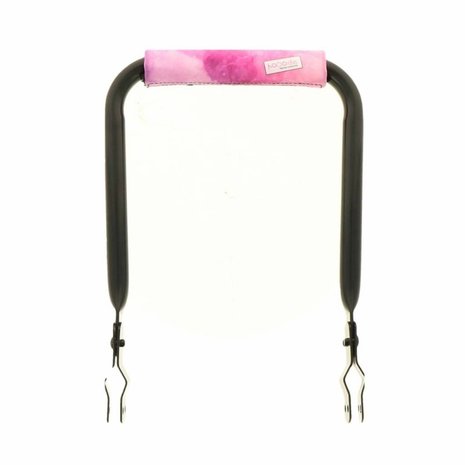 Hooodie Rugsteun Rugleuning zwart met Watercolors rugkussentje